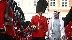 Abú Zabí Muhammad bin Zajd Nahaján v Londýn (16. záí 2021).