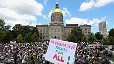 Reprodukní práva pro vechny. Protest za práva en na potrat v Atlant (14....