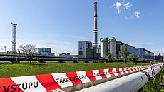 Začala demolice elektrárny Prunéřov I u Chomutova.