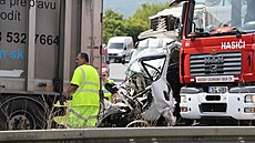 Smrtelná nehoda na dálnici D8. (19. 5. 2022)