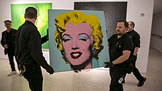 Andy Warhol portrét Marilyn Monroe vytvoil podle promo fotografie hereky,...