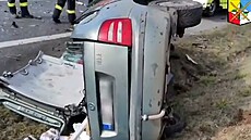 Policisté zasahovali u dopravní nehody, která se stala p�ímo p�ed nimi