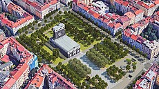 Budoucí podoba nám�stí Ji�ího z Pod�brad