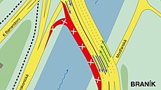 První etapa se týká ji�ní �ásti mostu.