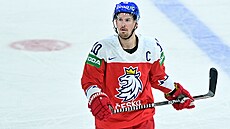 Kapitán eské hokejové reprezentace Roman ervenka na MS ve Finsku.