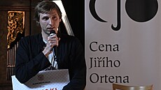 Vítěz 35. ročníku Ceny Jiřího Ortena Vojtěch Vacek (17. května 2022)