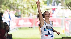 Moderní pětibojařka Veronika Novotná slaví stříbro na Světovém poháru v Albeně.