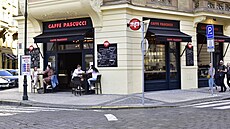 Sí pizzerií Coloseum se rozrostla o kavárny Pascucci. (19. kvtna 2022)