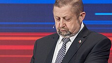 Kandidát na funkci slovenského prezidenta Štefan Harabin před poslední...