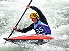 Devátá Tereza Fierová bhem mistrovství Evropy ve vodním slalomu v Liptovském...