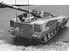 Nevýhodou koncepce tanku Objekt 490 byla nemonost stelby v zadní polosfée....