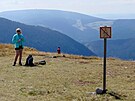 Z poruovn zkazu vstupu u horsk chaty Slezsk dm v Krkonoch si nkte...