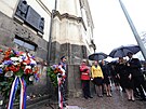 Slovenská prezidentka Zuzana aputová na shromádní k 80. výroí atentátu na...