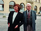 Manelé a spisovatelé Josef kvorecký a Zdena Salivarová v roce 1994. Josef...