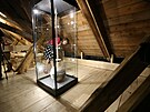 Historick� makovice s h�motnic�. Nov� expozice Kalich v podkrov� vyhl�dkov�...