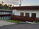 Vojensk� ubytovna v Kramol�n� na T�eb��sku.