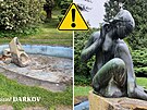 Socha eny nazvaná Pramen ivota zmizela o víkendu z parku v karvinských...