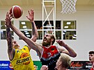 Zápas basketbalová liga NBL o bronz mezi týmy Sluneta Ústí nad Labem a Basket...