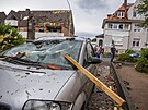 Paderborn v pátek zasáhly silné bouře. (20. května 2022)