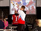 Fanouci slaví vítzství hokejist v bitv o bronz