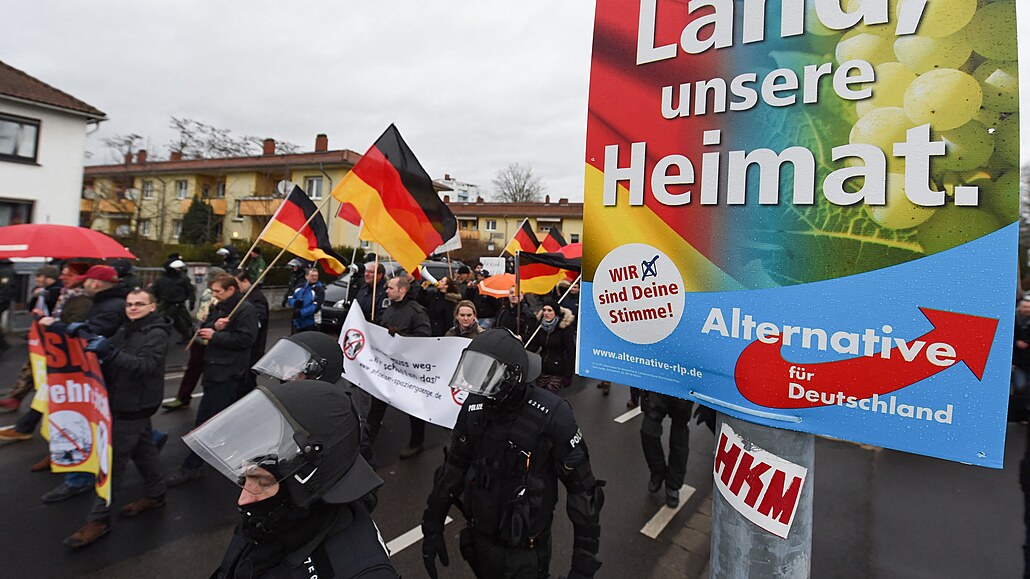 Nae zem, ná domov. Mítink AfD z roku 2016.