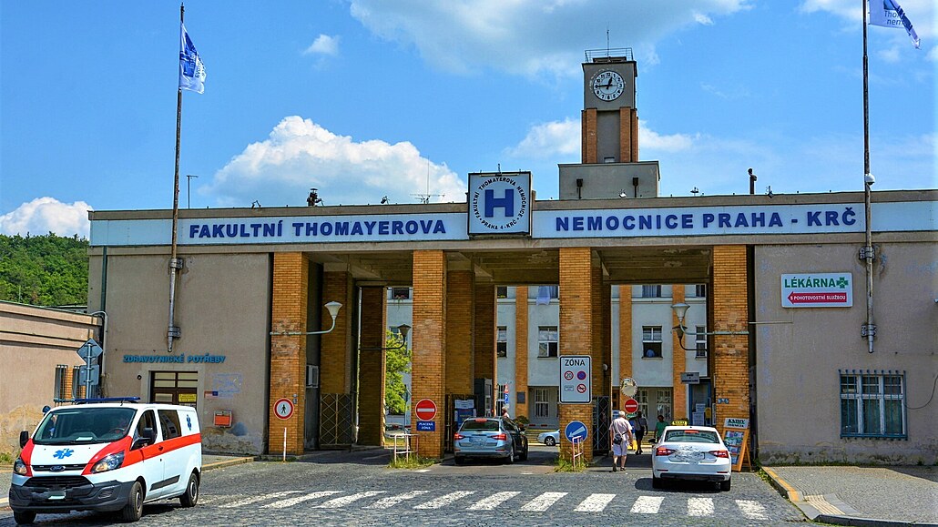 Fakultní Thomayerova nemocnice v Praze. (kvten 2022)