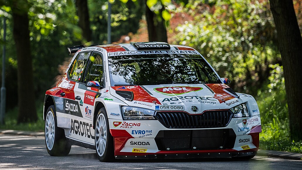 Jan Kopecký na Rallye �eský Krumlov.