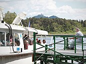 Máchovo jezero oficiálně zahájilo turistickou sezonu. (21. května 2022)