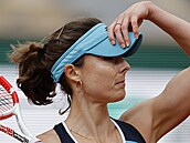 Francouzka Alizé Cornetová na Roland Garros