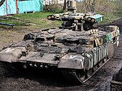 Ruské podpůrné tankové bojové vozidlo Terminator-2 BMPT-72 (19. 5. 2022)