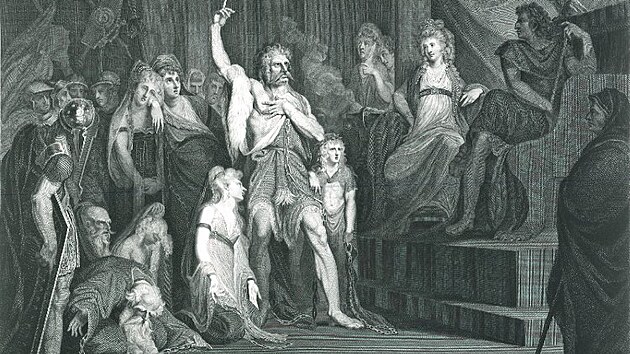 Caratacova nebojácná, sebevědomá řeč před císařem volala po působivých ztvárněních. Autorem tohoto obrazu je Andrew Birrell.