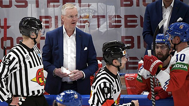 Finsk� tren�r �esk�ch hokejist� Kari Jalonen