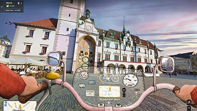 Elika Podzimkov dokreslila msta ze Street View od Googlu (Olomouc)
