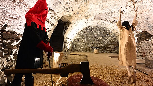 Nová expozice útrpného práva ve sklepení hradu Rychmburk není pro slabé povahy.