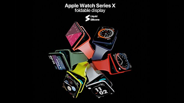 Koncept skldacch hodinek Apple Watch