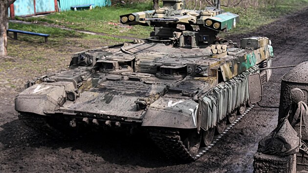 Ruské podprné tankové bojové vozidlo Terminator-2 BMPT-72 (19. 5. 2022)