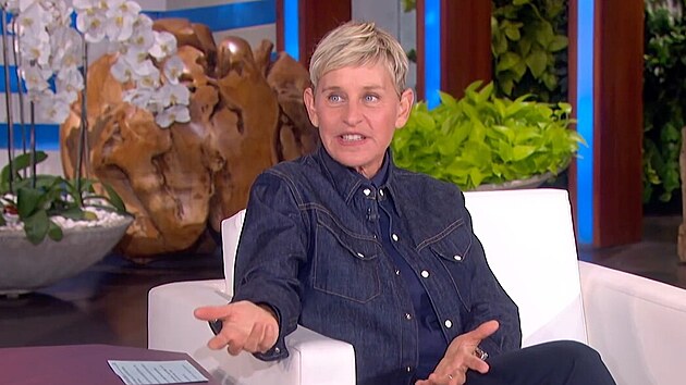 Ellen DeGeneresová ve svém pořadu The Ellen DeGeneres Show