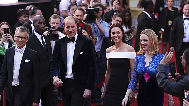 Princ William a vvodkyn Kate na premie filmu Top Gun: Maverick (Londn, 19. kvtna 2022)