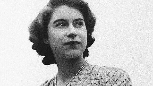 Královna Alžběta II. ještě coby princezna (Windsor, 26. srpna 1946)