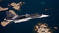 Letoun JAS-39 Gripen v nejmodernjí variant E