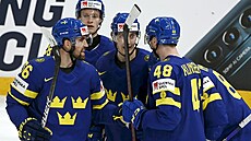 Švédové nasázeli Norům ve druhé třetině čtyři góly.