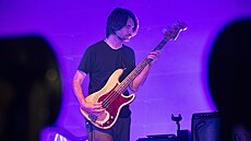 Koncert kapely The Smile v pra�ském Foru Karlín, na snímku Jonny Greenwood
