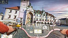 Elika Podzimková dokreslila místa ze Street View od Googlu (Olomouc)