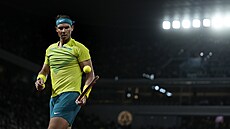 panl Rafael Nadal bhem druhého kola Roland Garros.