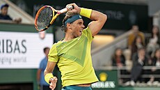 panl Rafael Nadal bhem druhého kola Roland Garros.