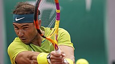 panl Rafael Nadal bhem tetího kola Roland Garros.