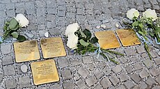 V ulici Novosady ve Velkém Meziříčí přibyly kameny připomínající rodinu...