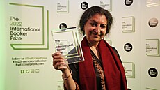 Letošní držitelka Mezinárodní Bookerovy ceny Gítáňdžali Šríová (26. května 2022)