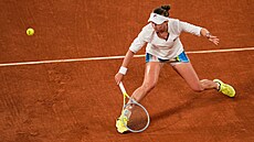 Barbora Krejčíková v prvním kole na Roland Garros