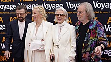 Bjorn Ulvaeus, Agnetha Faltskog, Anni-Frid Lyngstad a Benny Andersson na...